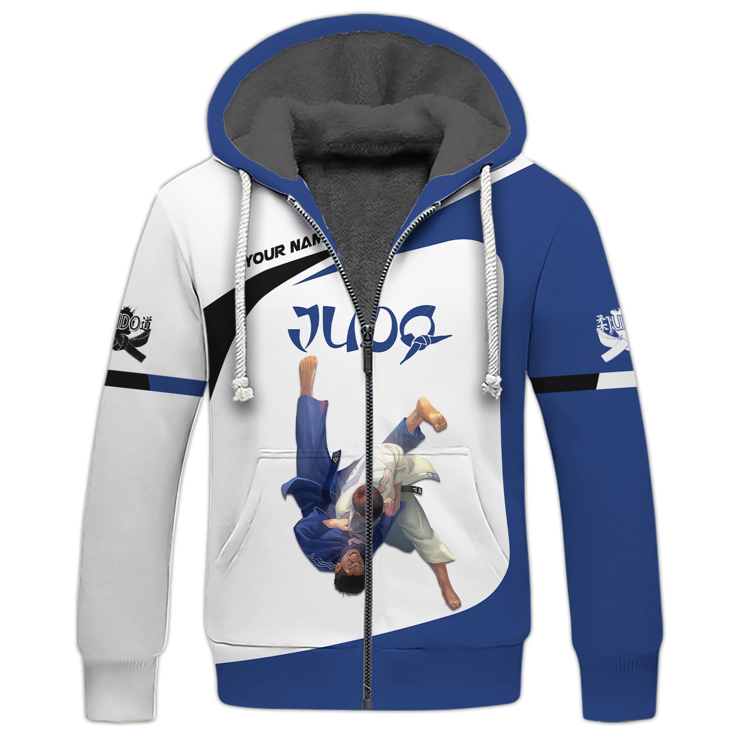 Camiseta personalizada con nombre en 3D de judo. Regalo con nombre personalizado para amantes del judo