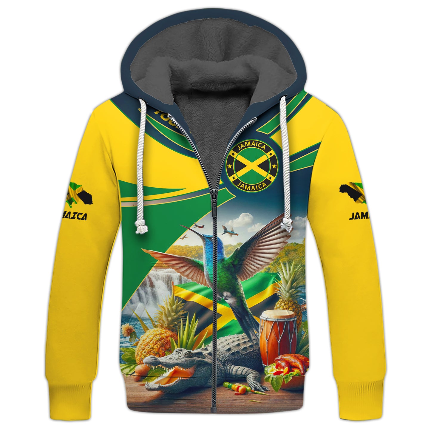 Charm Of Jamaica Custom Name 3D Shirt Personalized Gift For Jamaican Lovers