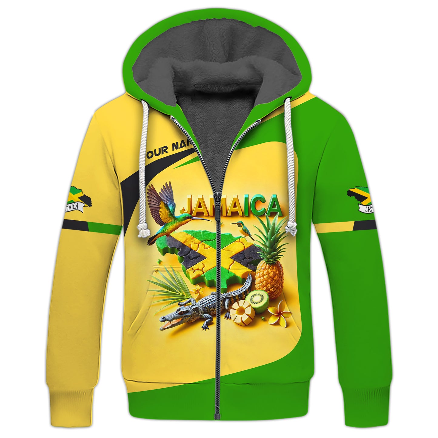 Camiseta personalizada del guerrero cocodrilo de Jamaica, regalo para los amantes de Jamaica