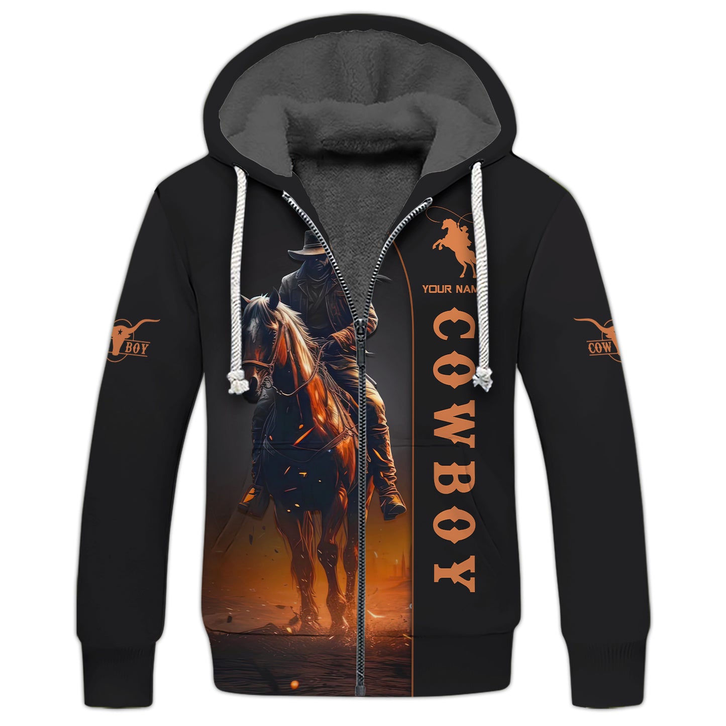 Cowboy Riding Horse Custom T-Shirts Gift For Cowboy Lovers