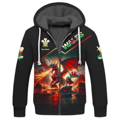 Personalized Wales Dragon Shirt - Show Your Welsh Pride