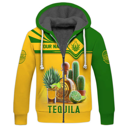 3D Full Print Tequila T-Shirt Personalized Name Gift For Wine Lovers