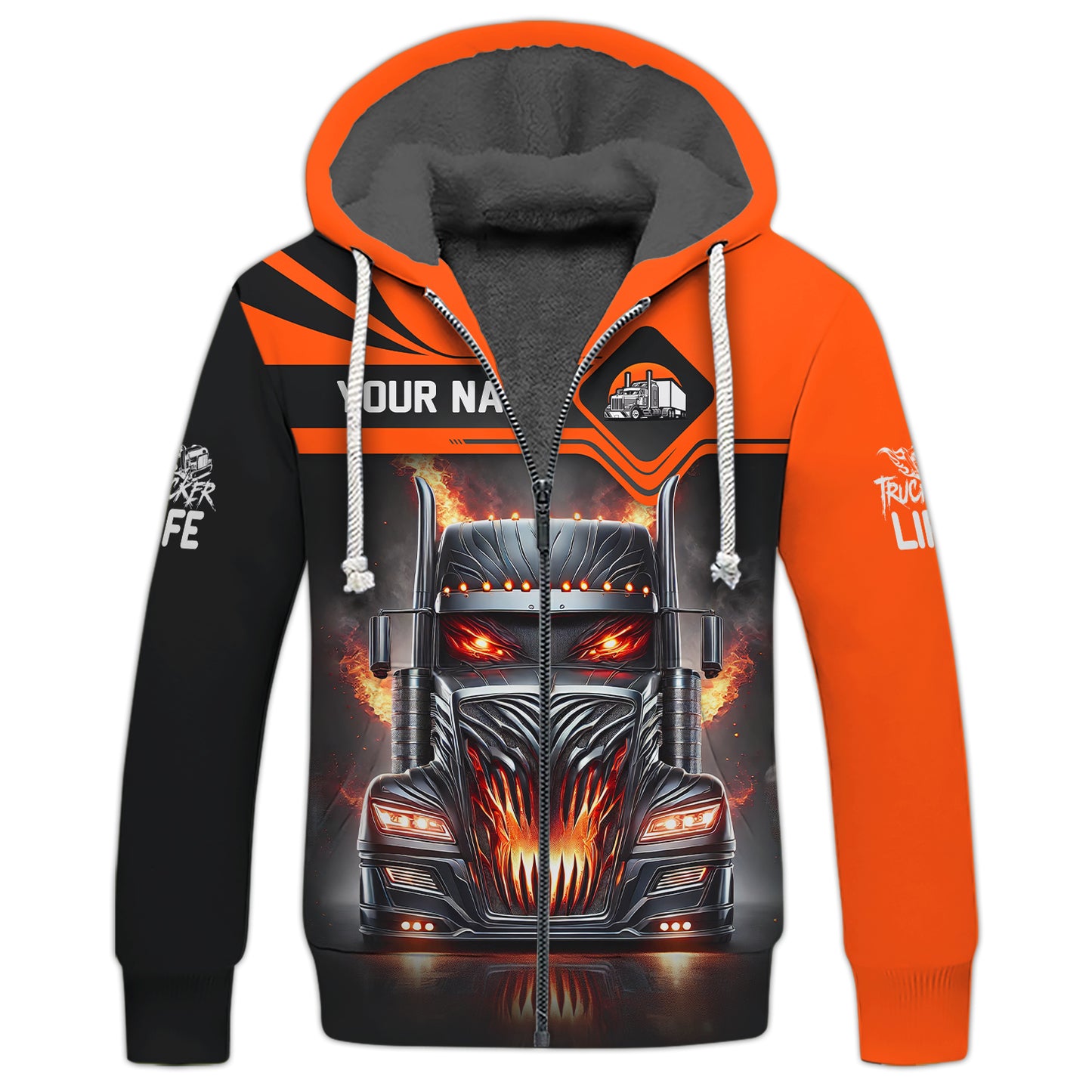 Custom Trucker Life T-Shirt Personalized Name Gift For Trucker Lovers