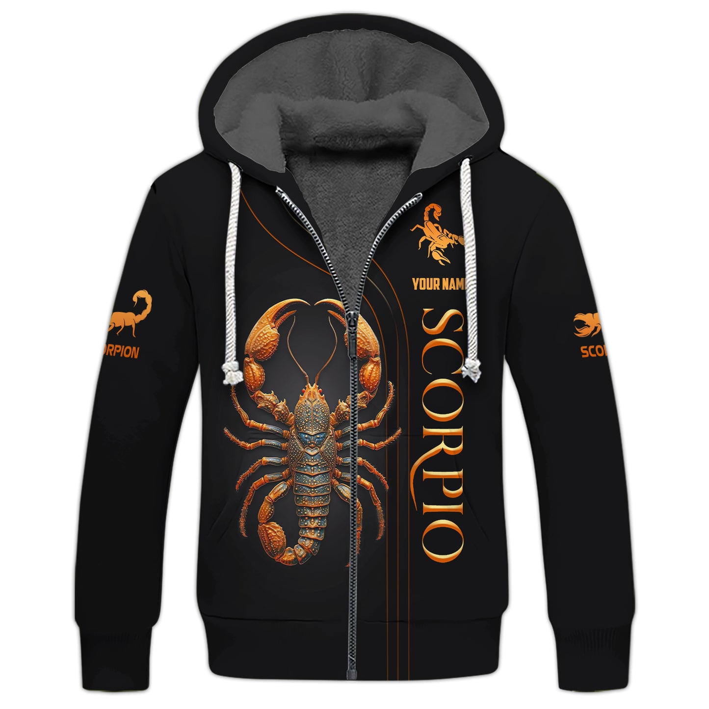 3D Full Print Scorpion T-Shirt Personalized Name Gift For Scorpion Lovers