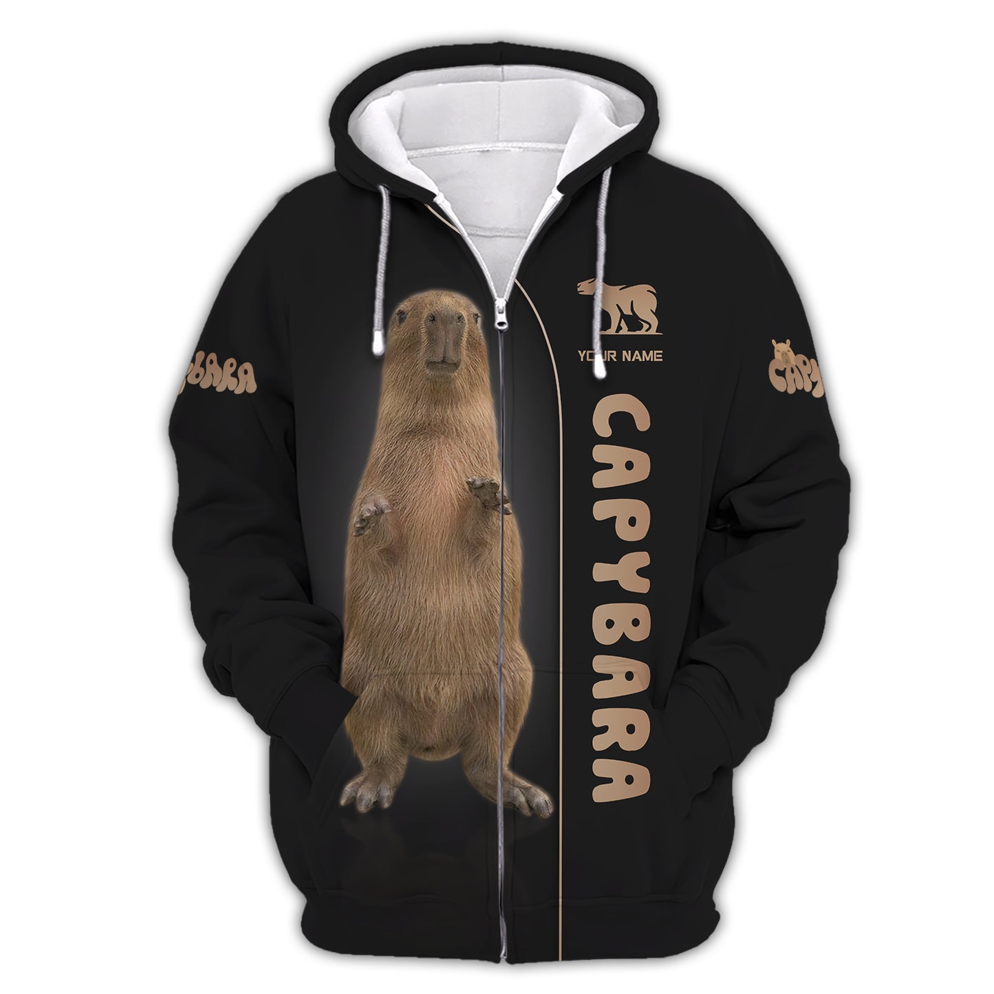 T-shirts personnalisés tendance Capybara T-shirt 3D Capybara Cadeau pour les amoureux de Capybara