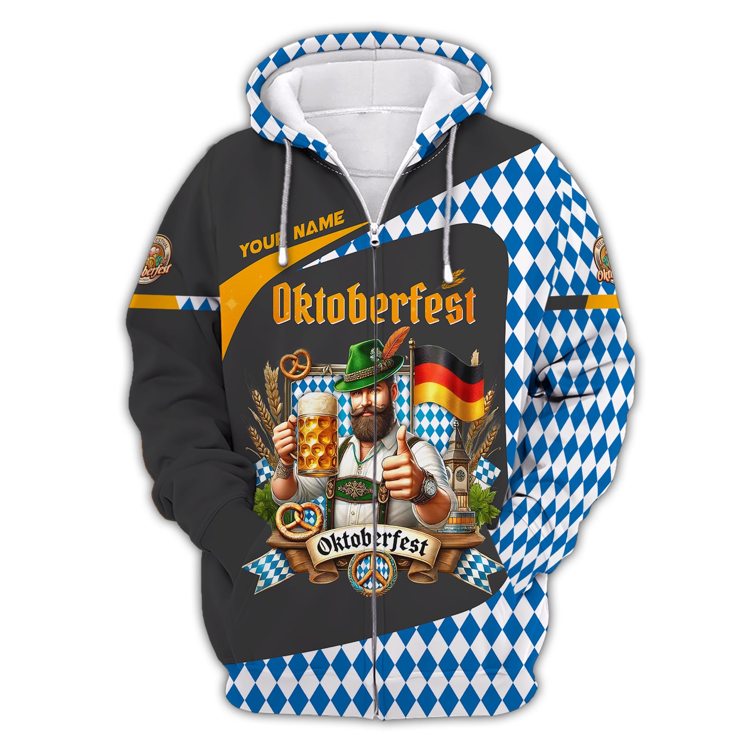 Camisetas 3D del Oktoberfest, festival de cerveza, regalo personalizado para amantes del Oktoberfest