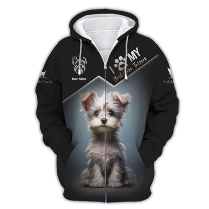 Camiseta personalizada de Yorkshire Terrier: homenaje a tu peludo amigo