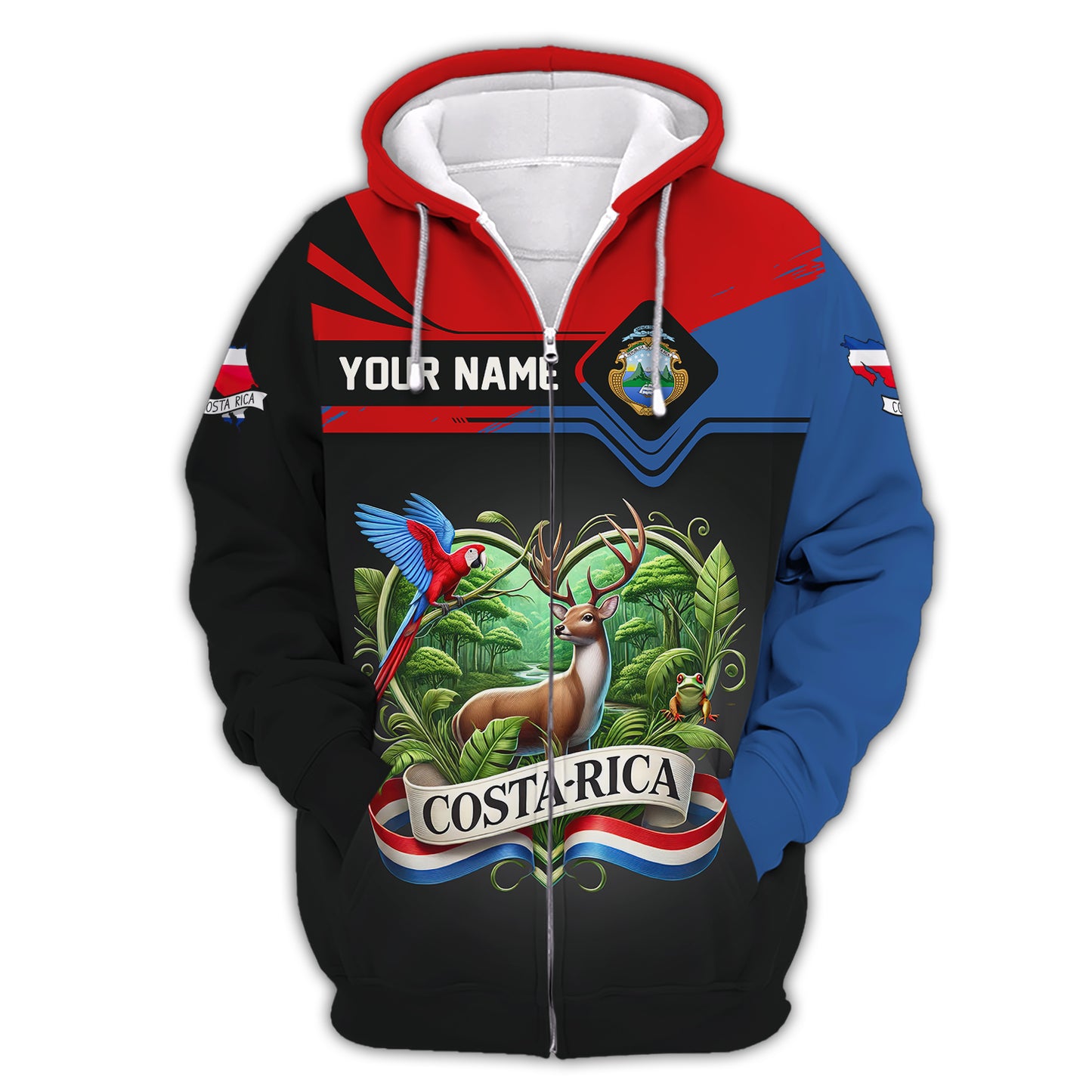 Custom Costa Rica Wildlife 3D Shirt Gift For Costa Rica Lovers