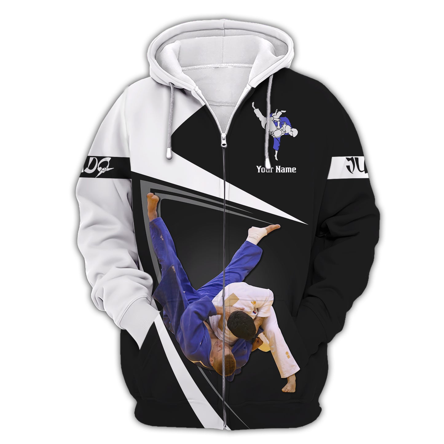 Camiseta personalizada con nombre de judo, regalo para amantes del judo