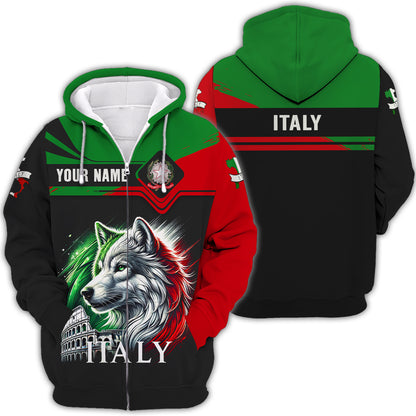 Personalized Italy Pride Shirt - Show Your Passion for Italy