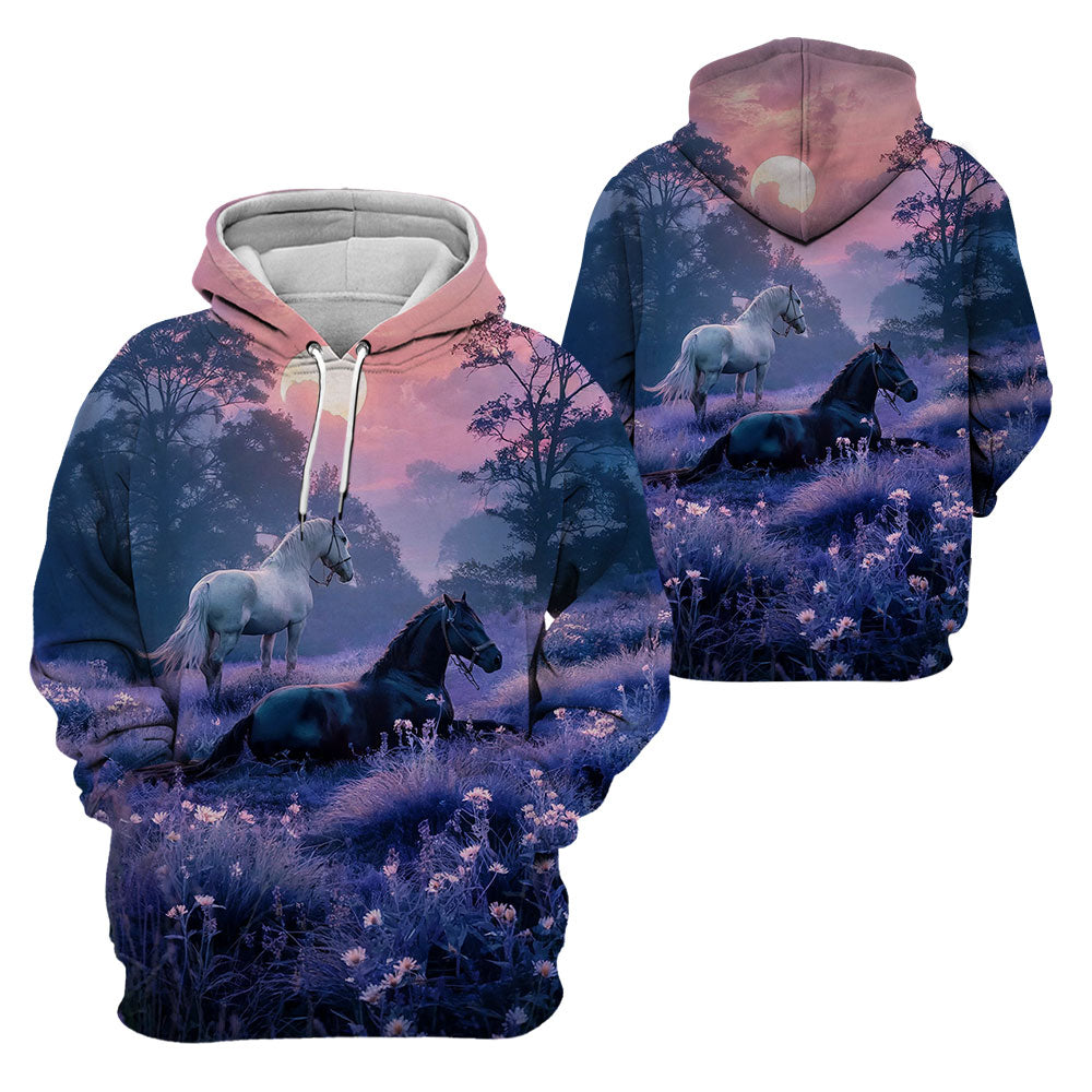 Where Moonlight Meets Wild Hearts - Horse Shirts