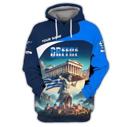 The Great Greece God Zeus Custom T-Shirts Gift For Greek Lovers