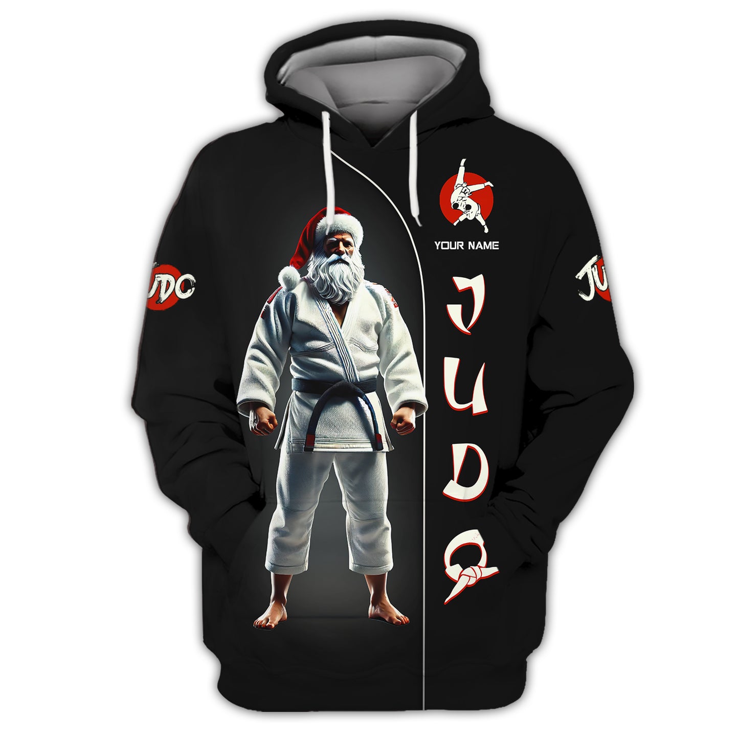 Camisetas de luchador de judo con impresión 3D completa, regalo con nombre personalizado para amantes del judo