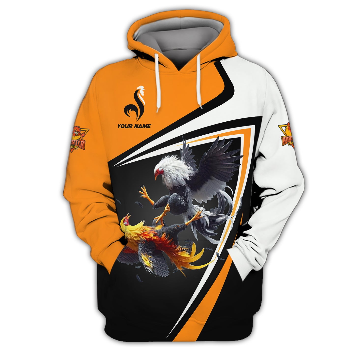 3D Full Print Rooster Fight T-Shirt Personalized Name Gift For Rooster Lovers