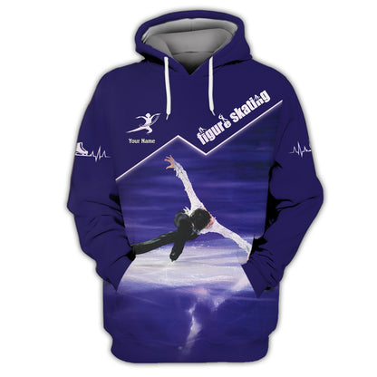 Figure Skating Performer Custom Zipper Hoodie Gift For Figure Skating Lovers