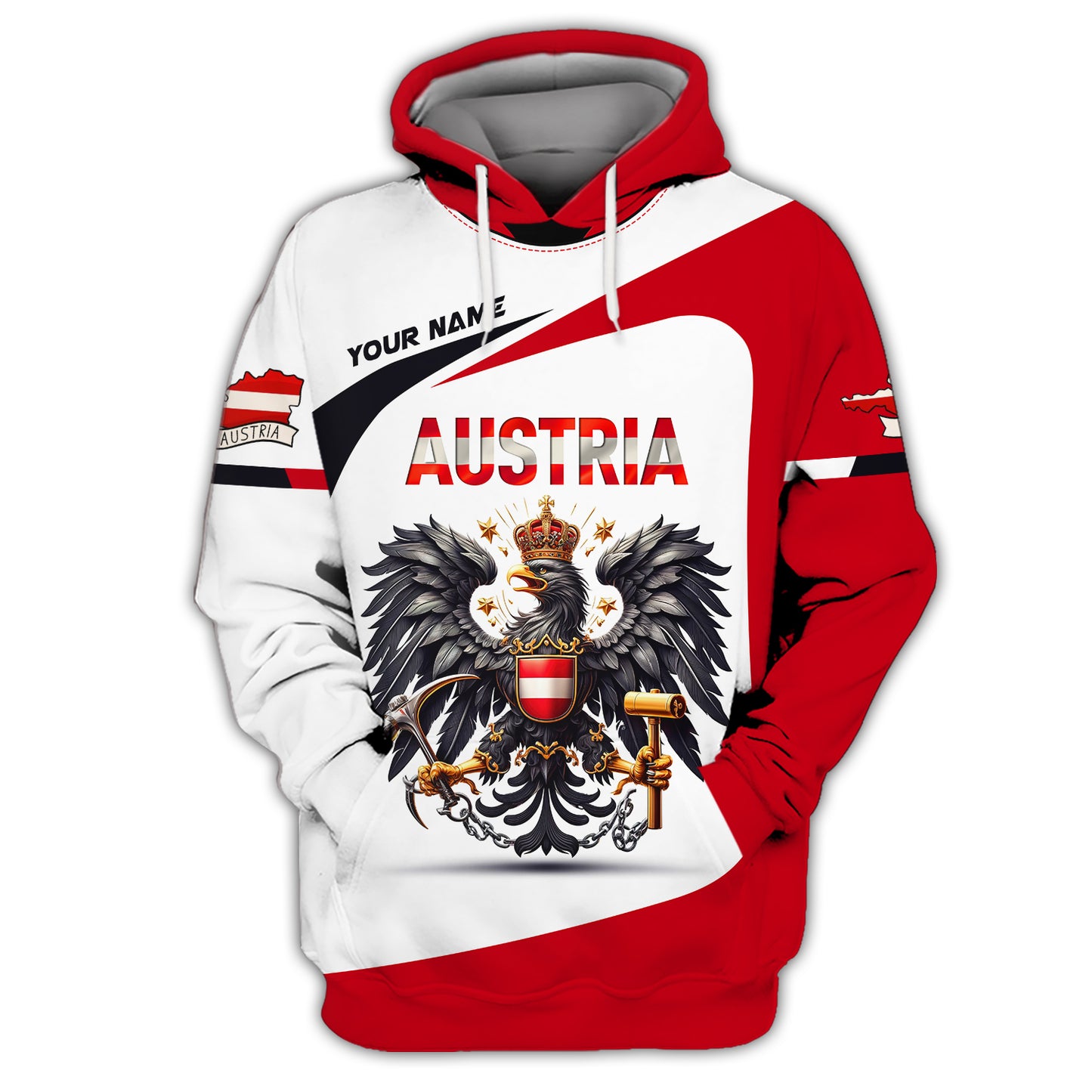 Personalized Austria Pride Shirt - Celebrate Austrian Heritage