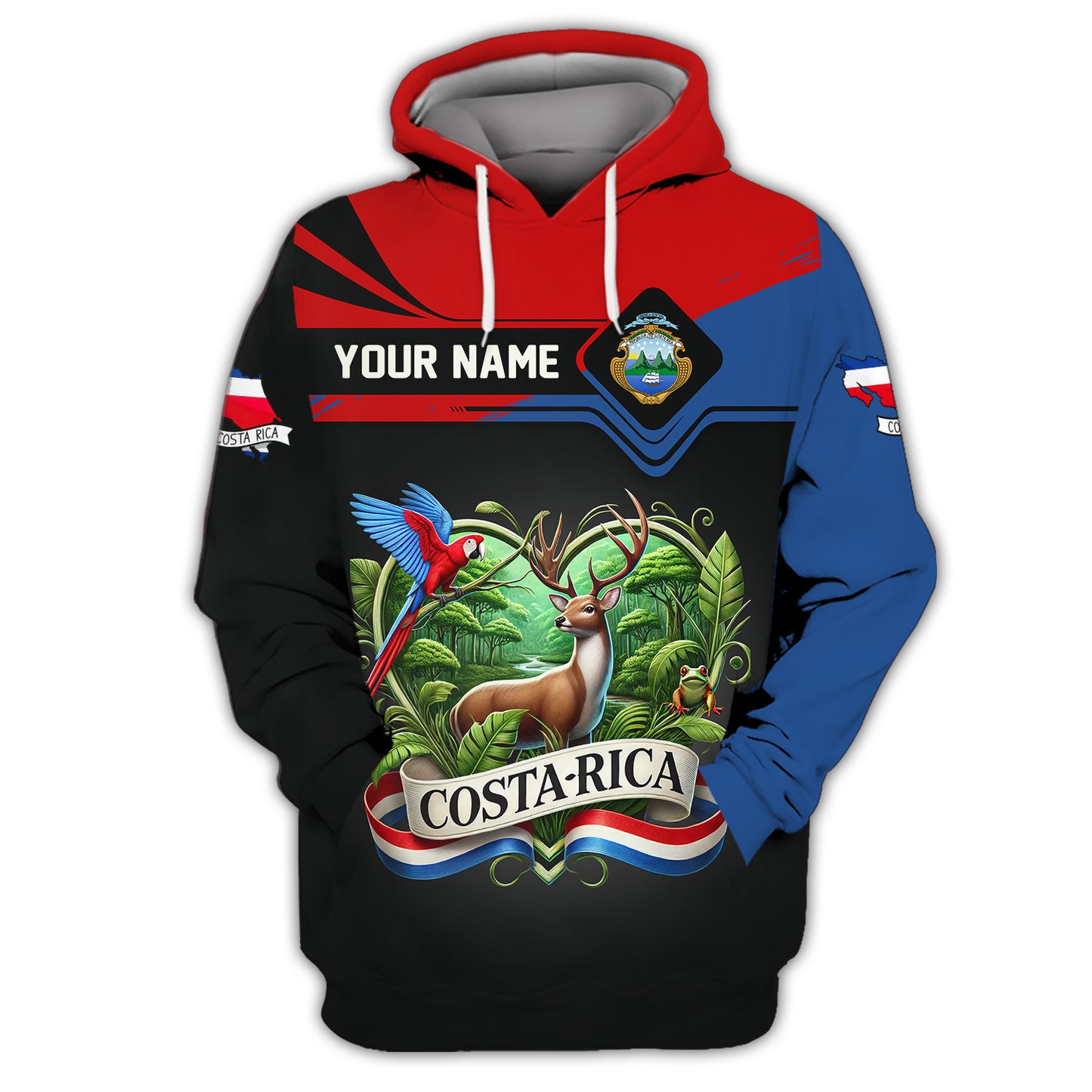 Custom Costa Rica Wildlife 3D Shirt Gift For Costa Rica Lovers