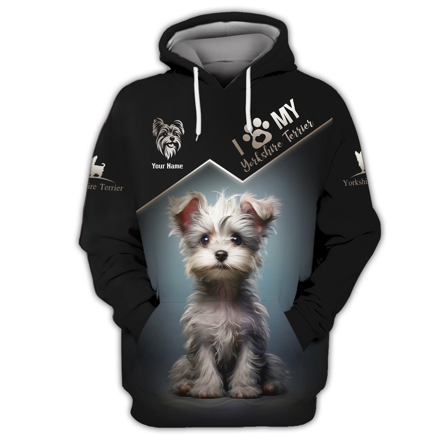 Camiseta personalizada de Yorkshire Terrier: homenaje a tu peludo amigo