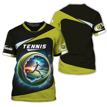 T-shirt de tennis personnalisé - Le jeu déchaîné