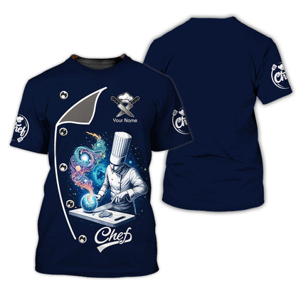 Personalized Chef Shirt - Cosmic Gastronomy and Mystical Flavors