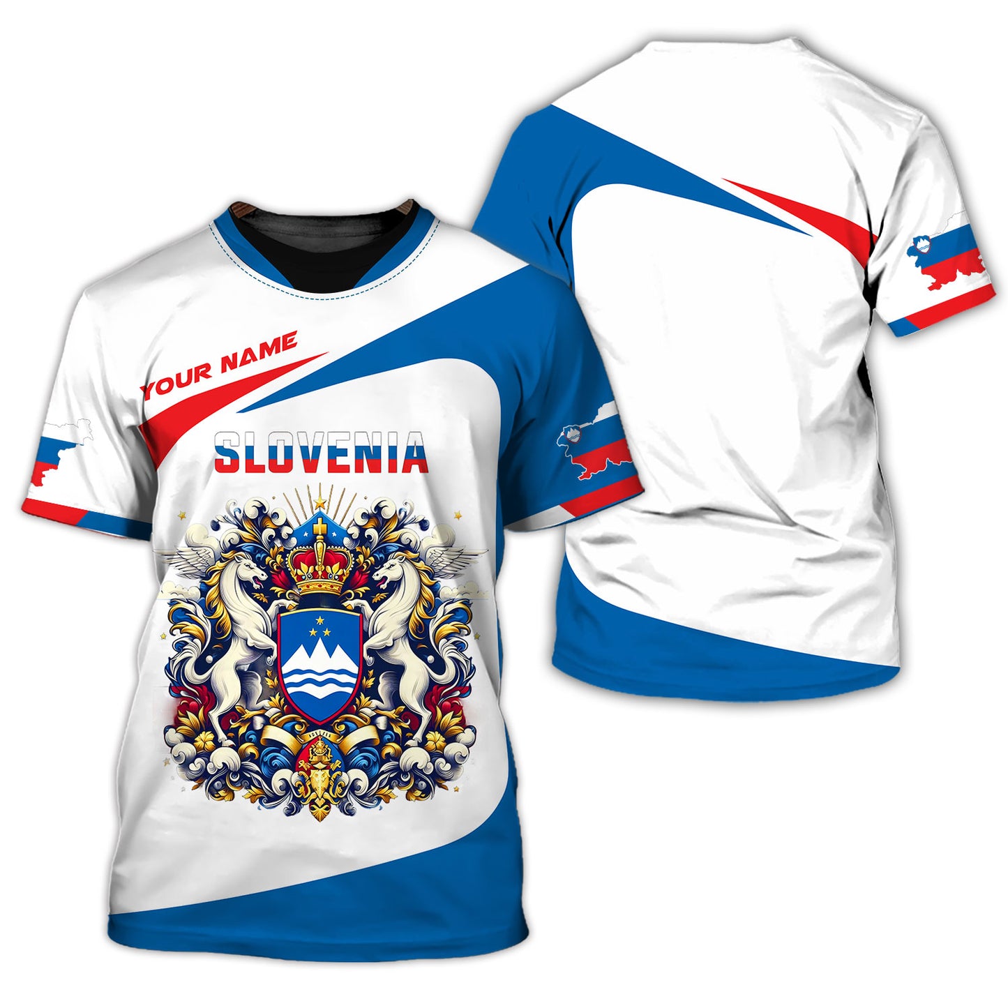 Personalized Slovenia Pride Shirt - Embrace the Slovenian Spirit