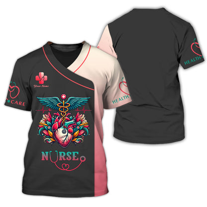 Personalized Nurse Shirt - Honor the Heart of Healthcare