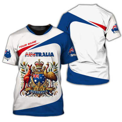 Personalized Australia Pride Shirt - National Symbol