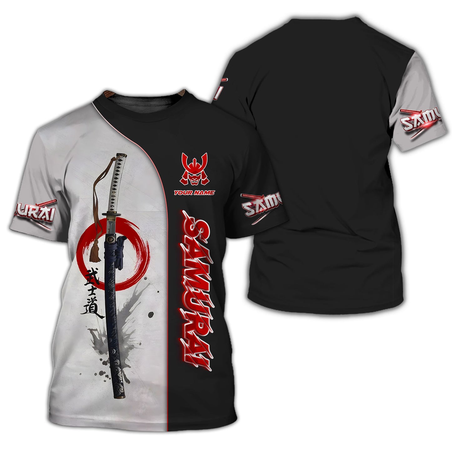 Personalized Samurai Shirts - Honor, Strength, Tradition