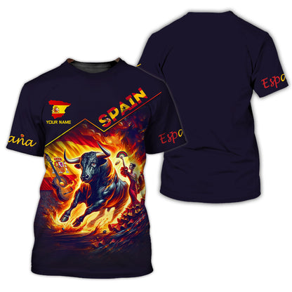 Personalized Spain Pride Shirt - A Unique Blend of Tradition and Style