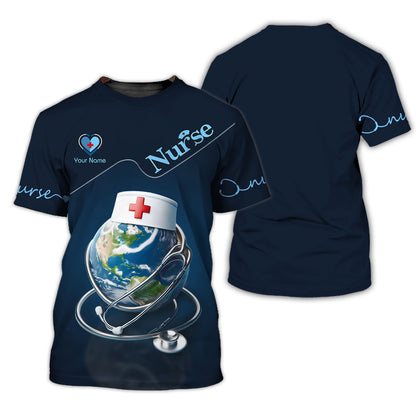 Personalized Nurse Shirt - A World of Care in a Stylish Statement