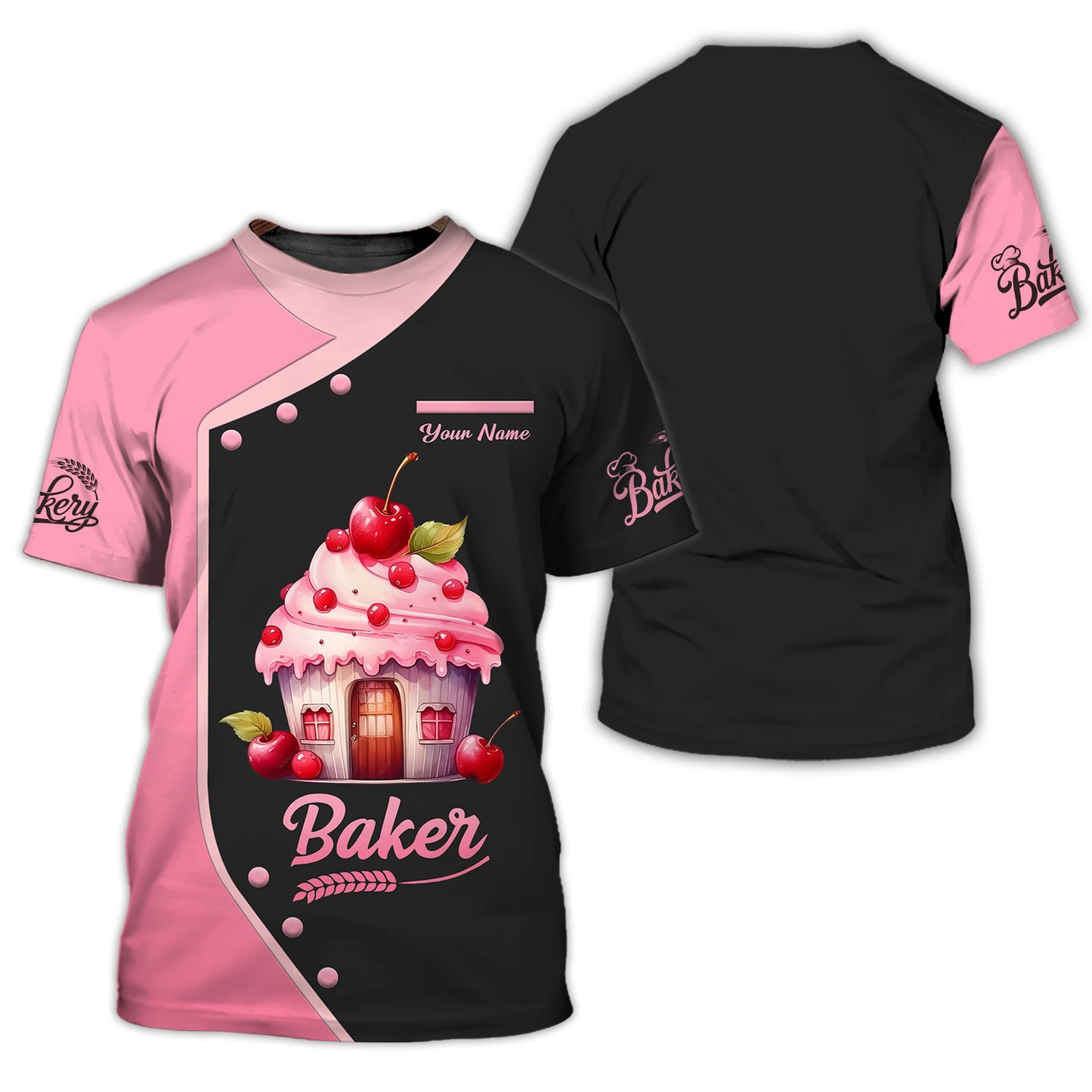 Camisetas de panadero personalizadas: endulce su estilo de repostería