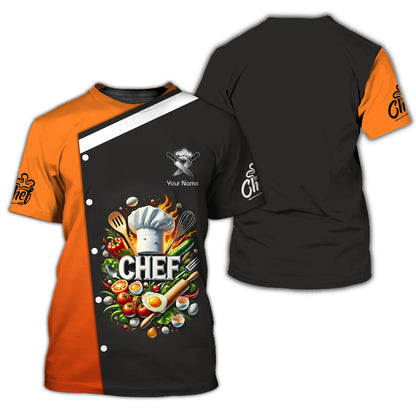 Camisetas de chef personalizadas: pasión culinaria, estilo profesional