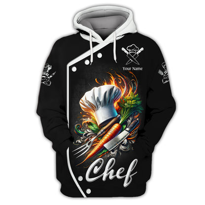 Chef Cooking 3D Shirt Kitchen Tools Custom T-Shirts Gift For Chef