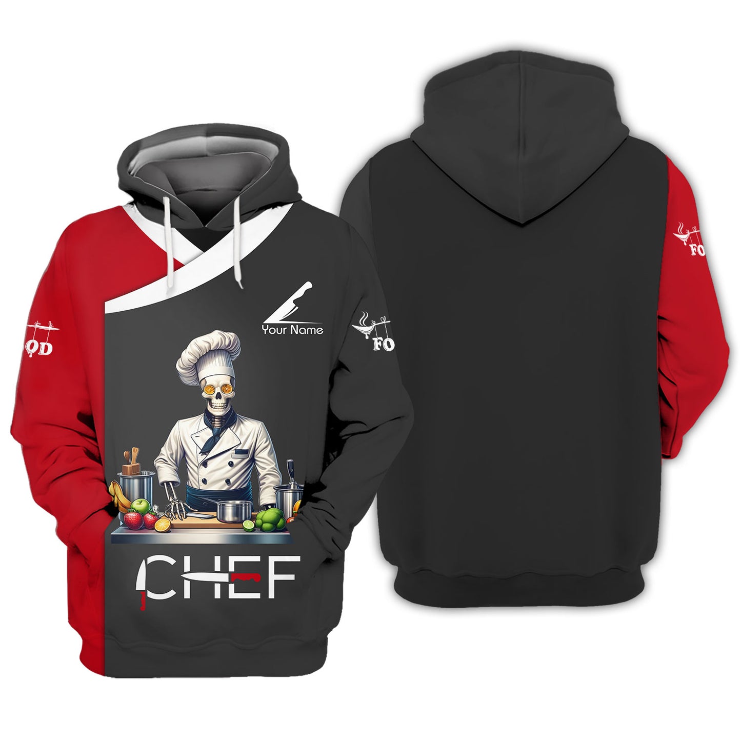 Personalized Chef Shirt - Unique Culinary Artwork for Cooking Aficionados and Chefs