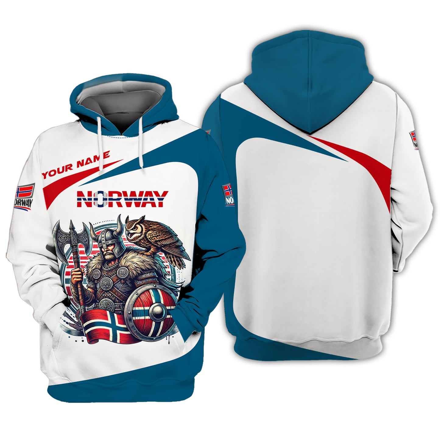 Personalized Norway Viking Shirt - Embrace Your Nordic Heritage