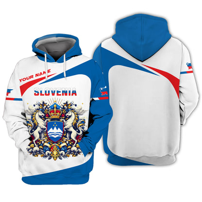 Personalized Slovenia Pride Shirt - Embrace the Slovenian Spirit