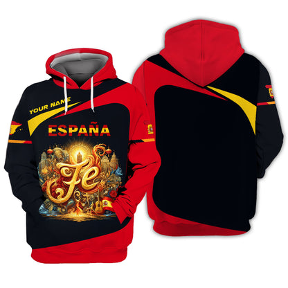 Personalized Spain Pride Shirt - Embrace the Spirit of España