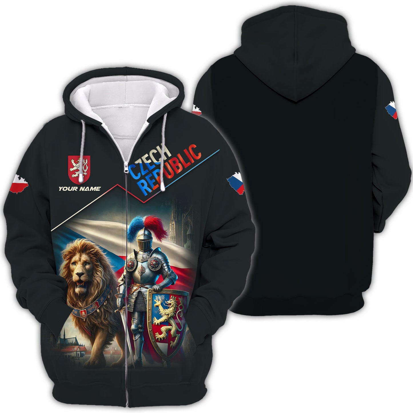 Camiseta personalizada de la República Checa: Pride of the Lion