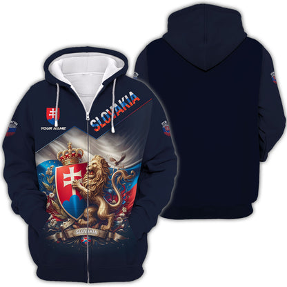 Personalized Slovakia Pride Shirt - Embrace Your Slovak Heritage