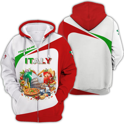 Personalized Italy Pride Shirt - Embrace Italian Heritage