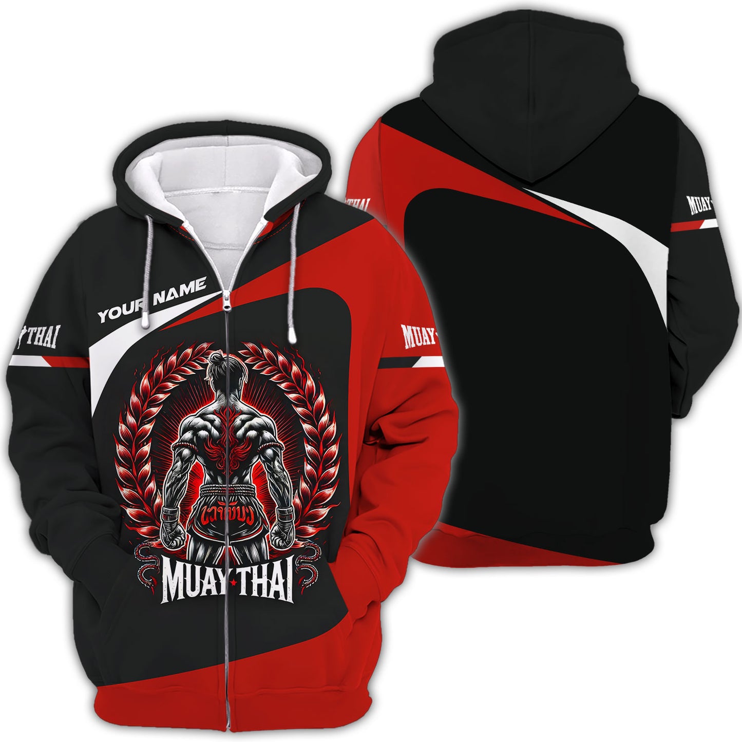 Camiseta de Muay Thai con nombre personalizado Regalo con nombre personalizado para amantes del Muay Thai