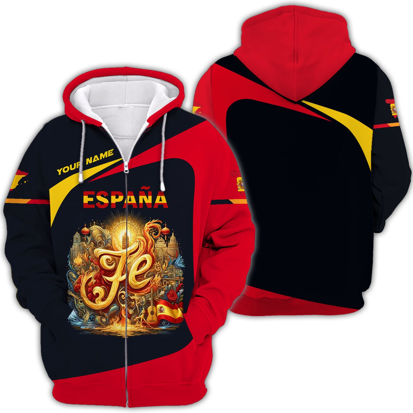 Personalized Spain Pride Shirt - Embrace the Spirit of España