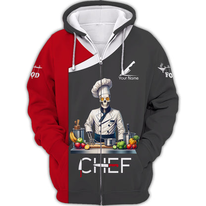 Camisa de chef personalizada: obra de arte culinaria única para aficionados a la cocina y chefs