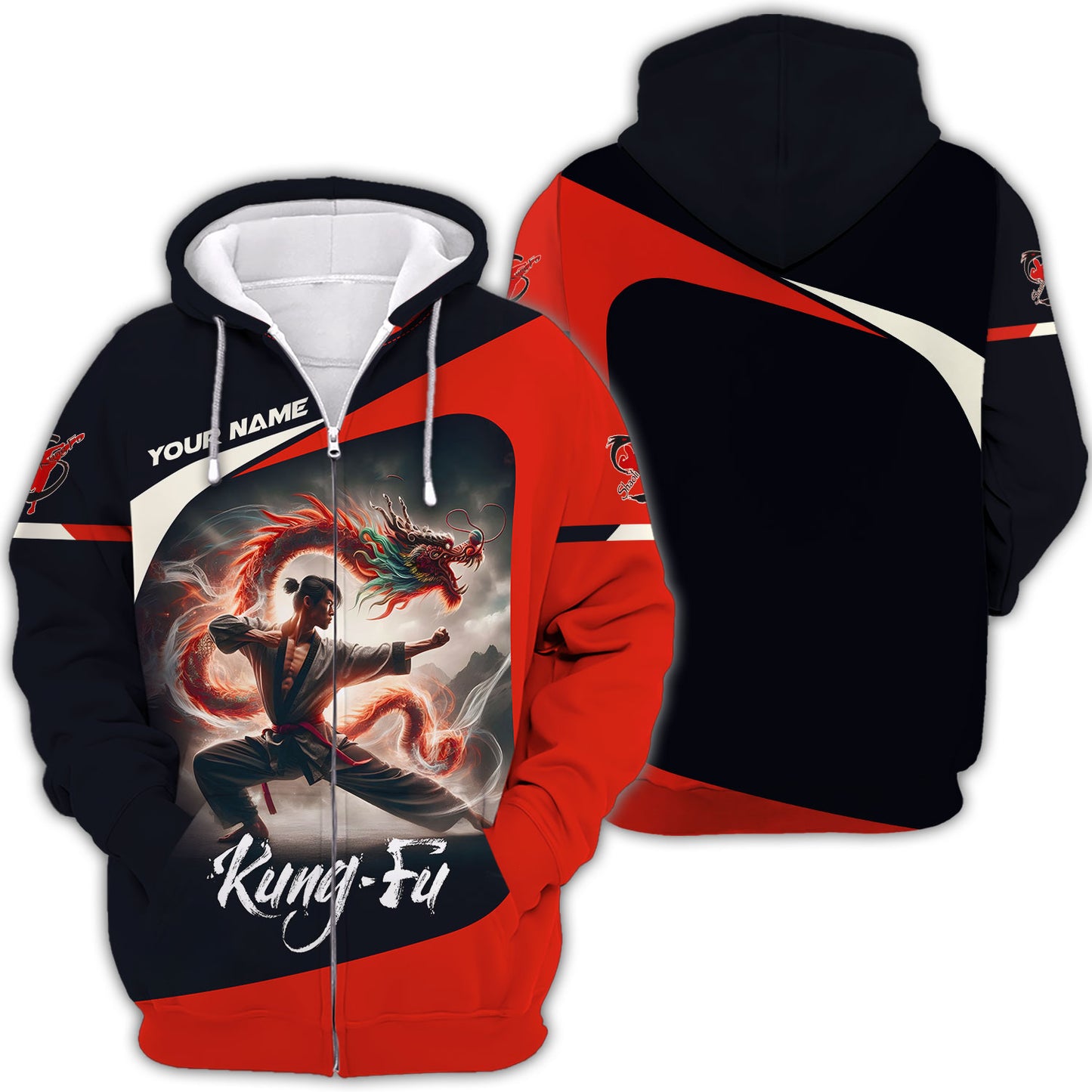 Camisetas personalizadas de Shaolin Kung Fu Camiseta 3D de Shaolin Kung Fu Regalo para amantes del Shaolin Kung Fu