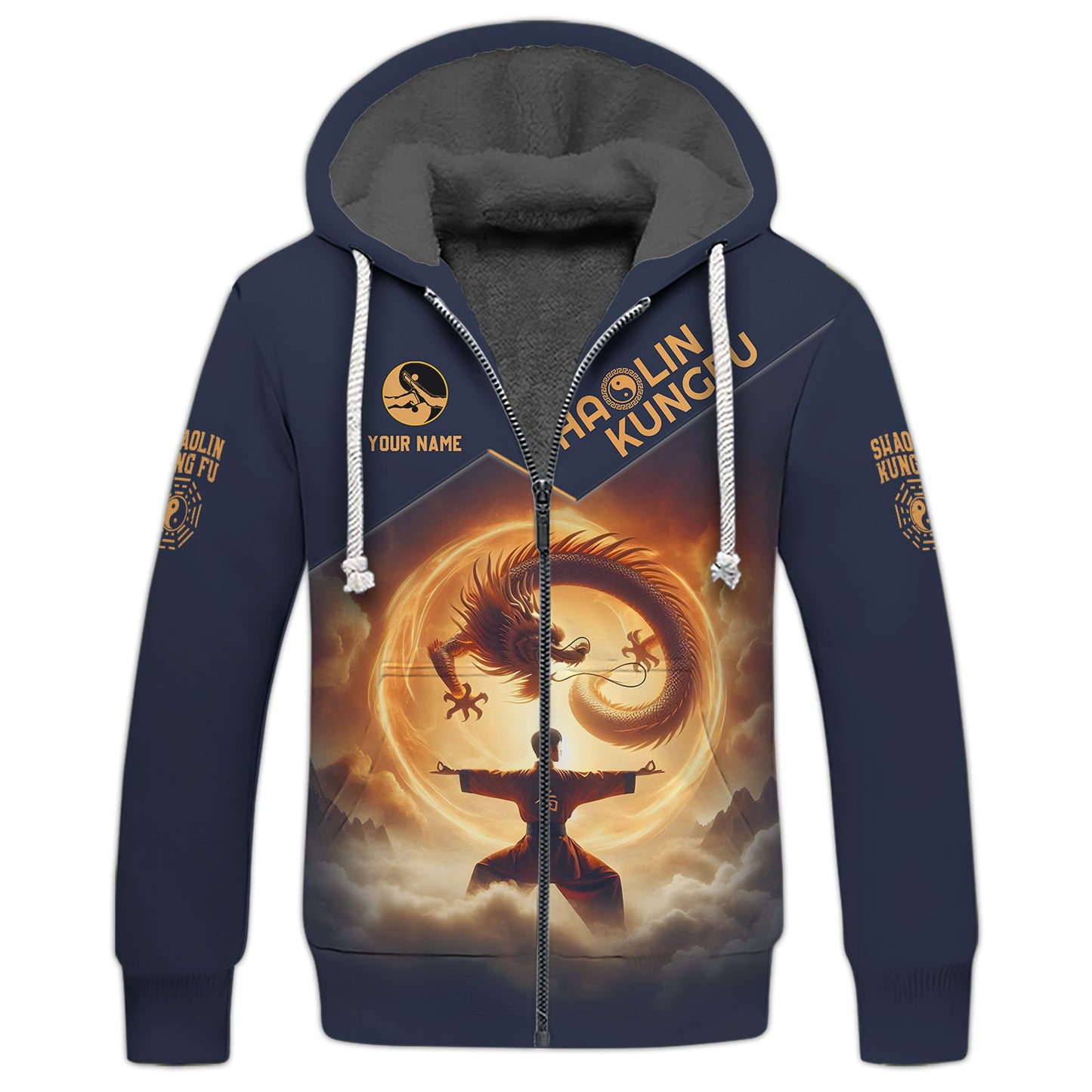 Camisetas personalizadas de Shaolin Kung Fu, regalo para los amantes del Shaolin Kung Fu Camiseta 3D de Shaolin Kung Fu