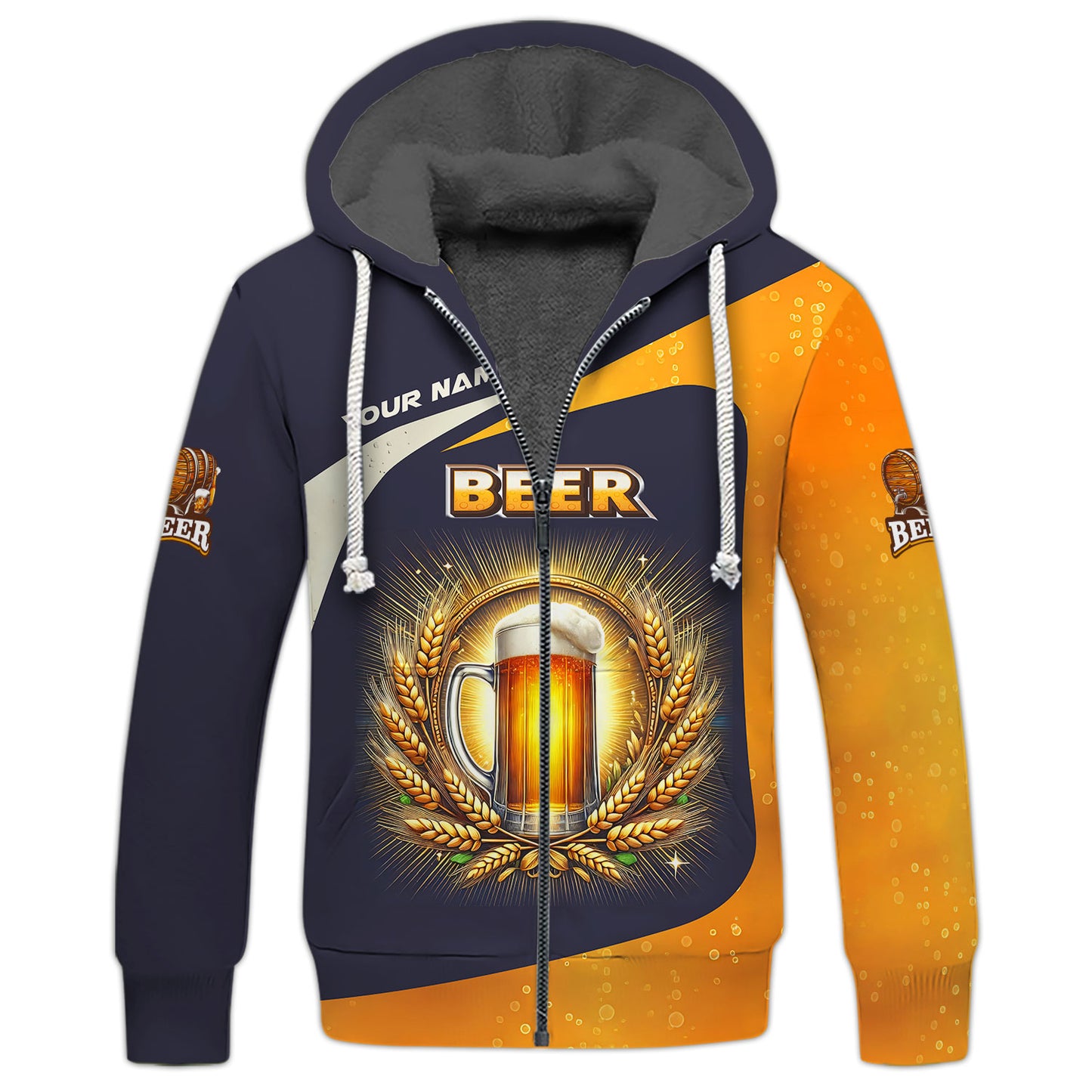 Beer Personalized Name 3D Shirt Custom Name Gift For Beer Lovers