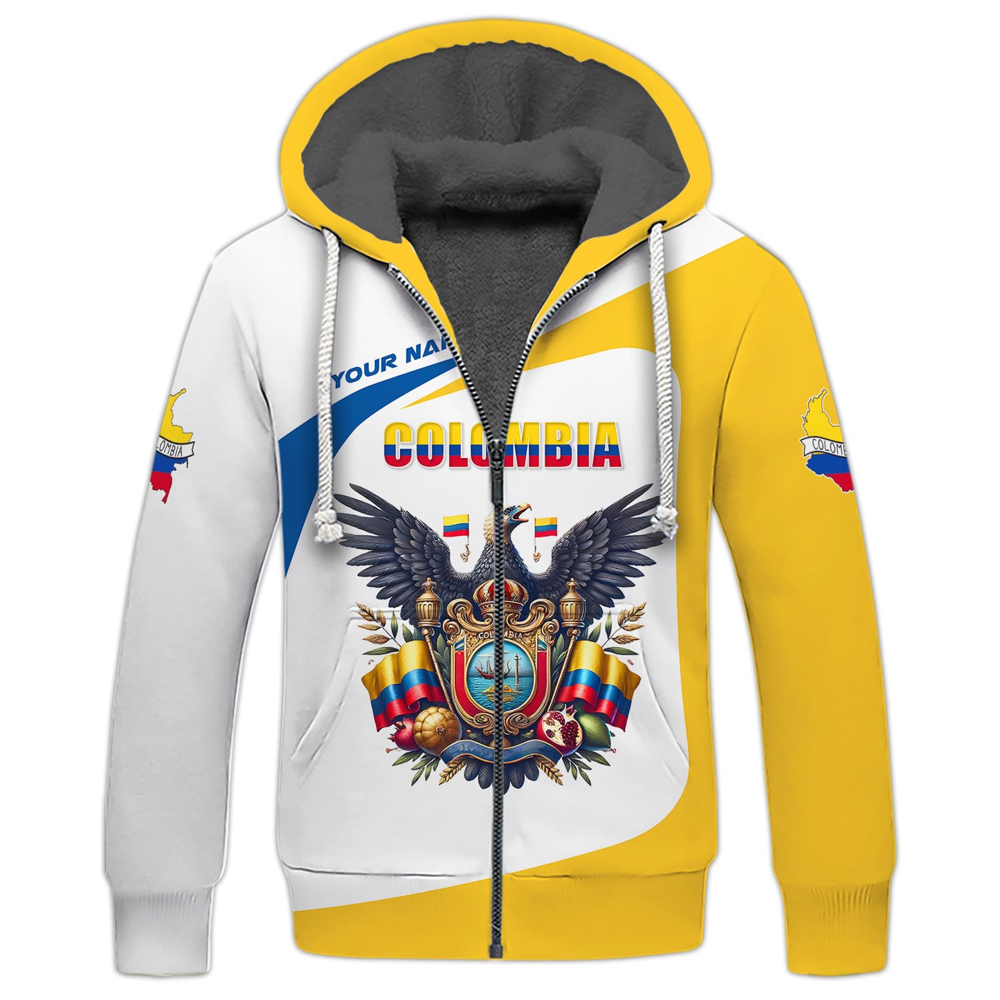 Camiseta personalizada Orgullo Colombia - Emblema de Pasión