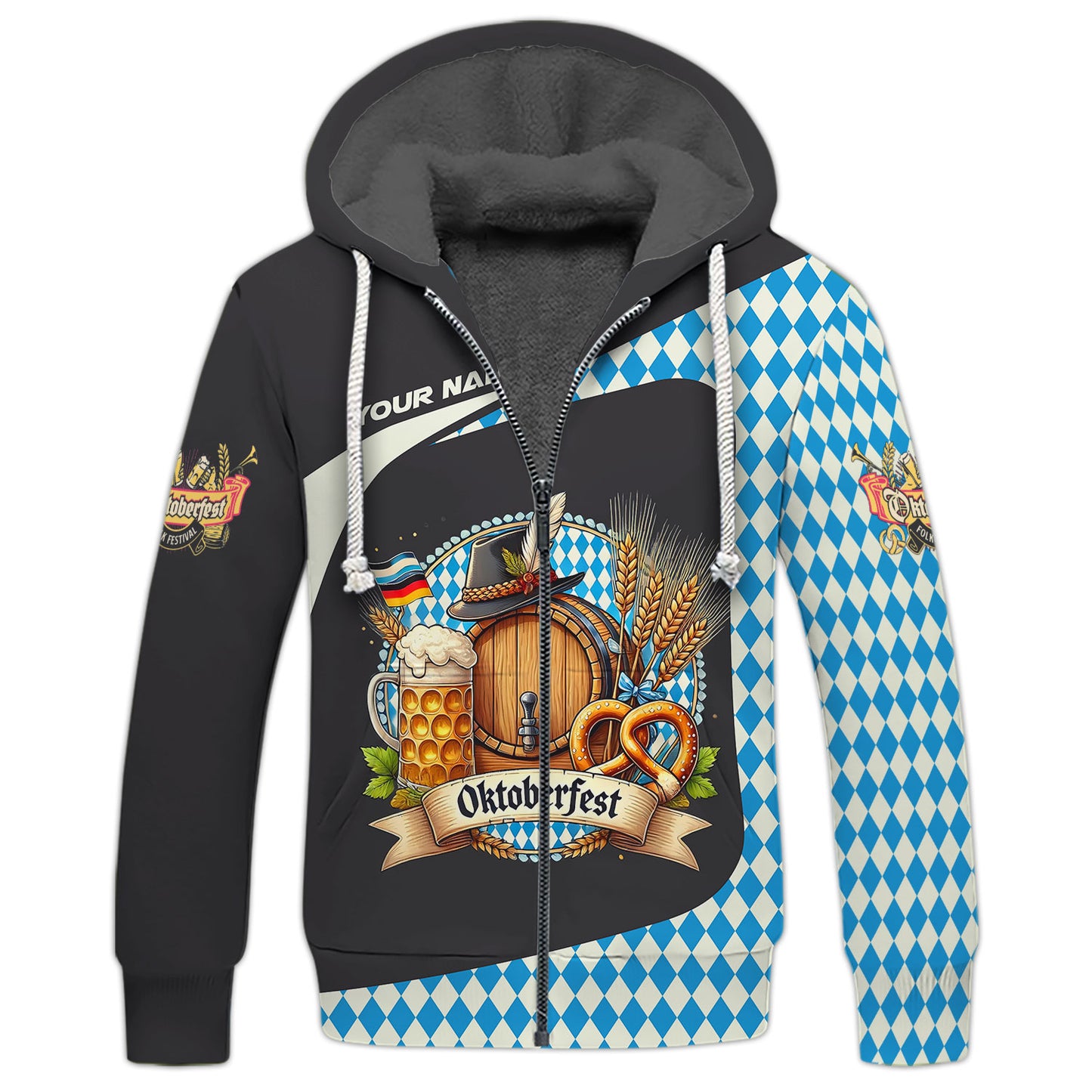 T-shirts Oktoberfest à impression 3D complète, cadeau personnalisé avec nom pour les amateurs de bière