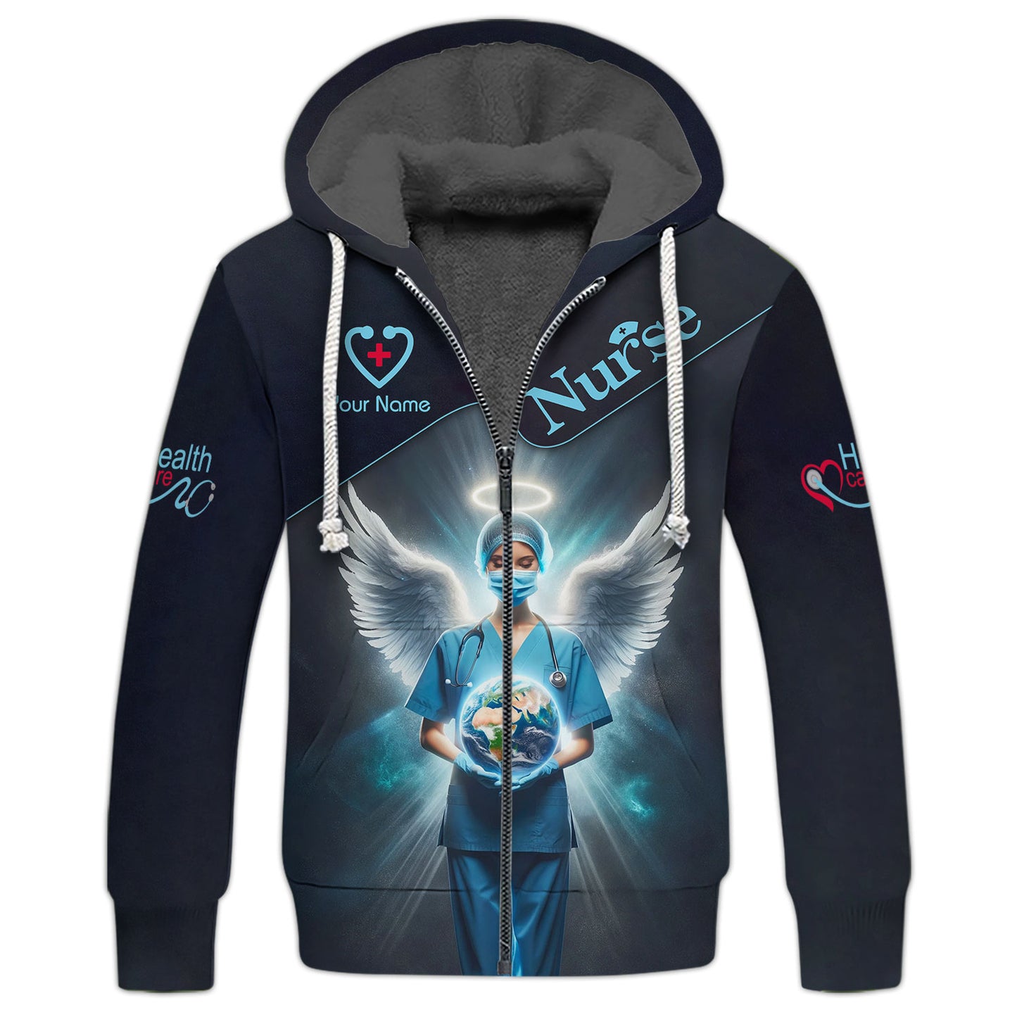 Camisetas de enfermera personalizadas: diseño de ángel guardián para enfermeras y héroes de la salud