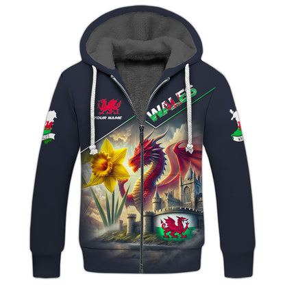 Camiseta personalizada con el dragón de Gales: abraza el orgullo galés